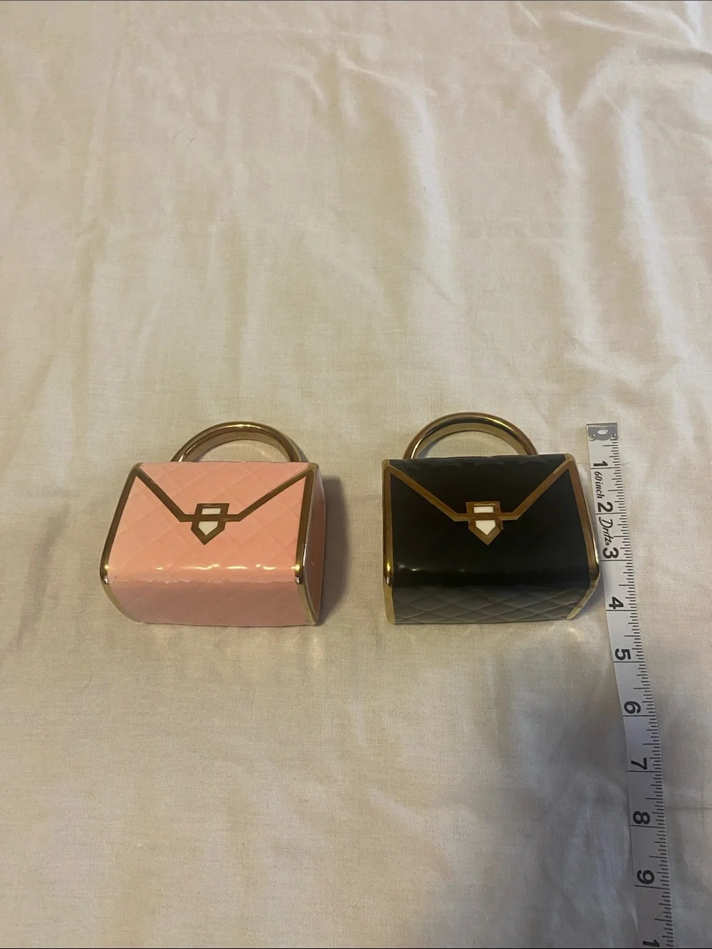 Cute Quilted Looking Handbag Cups